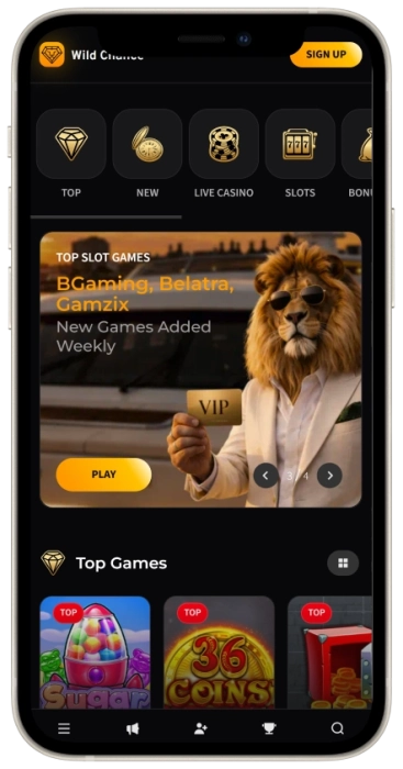 Wild Chance Mobile App